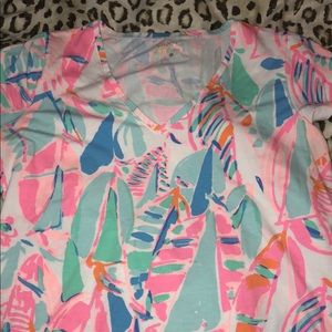 Lilly Pulitzer Michelle v-neck short sleeve
